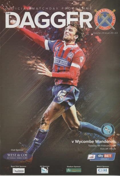 Dagenham and Redbridge v Wycombe Wanderers 09-Feb-2016
