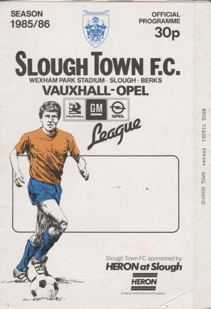Slough Town v Yeovil Town  01-May-1986