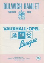 Dulwich Hamlet v Yeovil Town  02-Dec-1985