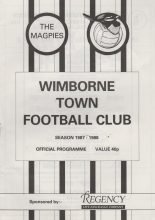 Wimborne Town v Yeovil Town 10-Oct-1987