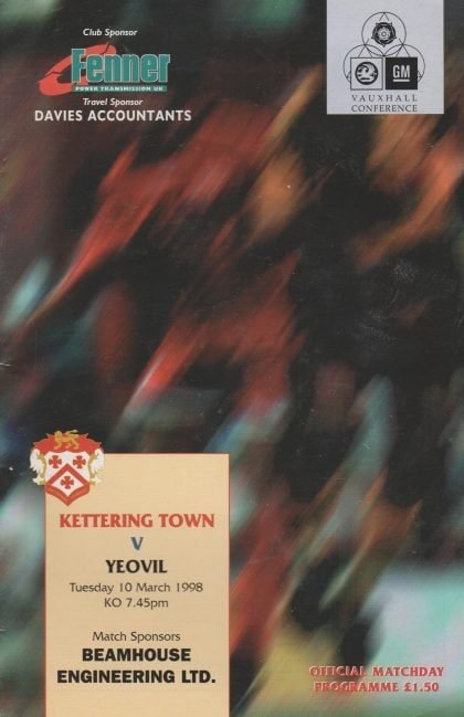 Kettering Town v Yeovil Town 10-Mar-1998