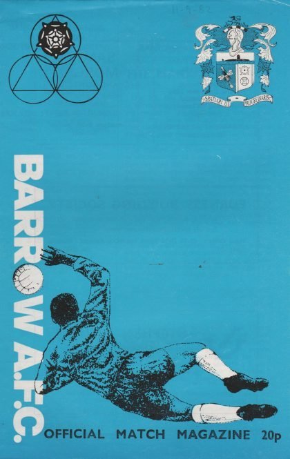 Barrow v Yeovil Town  11-Sep-1982