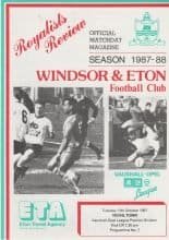 Windsor & Eton v Yeovil Town  13-Oct-1987
