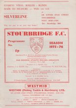 Stourbridge  v Yeovil Town 13-Dec-1975