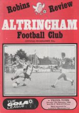 Altrincham v Yeovil Town 15-Sep-1984