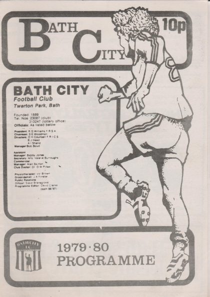 Bath City v Yeovil Town 16-Feb-1980