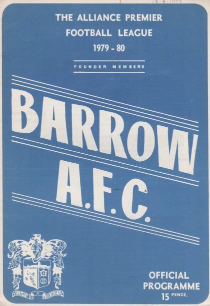Barrow v Yeovil Town  18-Aug-1979