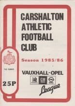 Carshalton Athletic v Yeovil Town 19-Oct-1985
