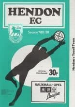 Hendon v Yeovil Town 19-Mar-1988