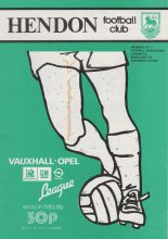 Hendon v Yeovil Town 01-Mar-1986