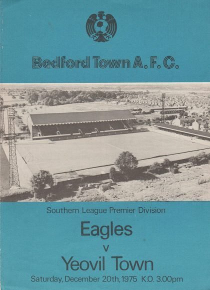 Bedford Town v Yeovil Town  20-Dec-1975