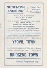 Nuneaton Borough v Yeovil Town 20-Dec-1976