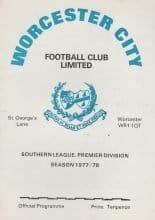 Worcester City v Yeovil Town 20-Mar-1978
