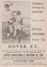 Dover v Yeovil Town  10-Feb-1973