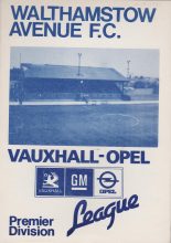 Walthamstow Avenue v Yeovil Town  21-Sep-1985