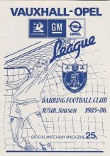 Barking v Yeovil Town 22-Mar-1986
