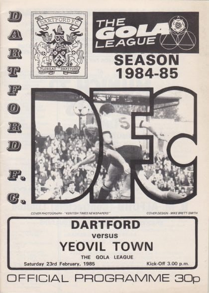 Dartford v Yeovil Town 23-Feb-1985