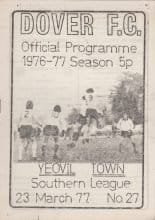 Dover v Yeovil Town  23-Mar-1977