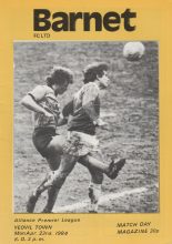 Barnet v Yeovil Town 23-Apr-1984