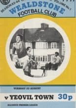 Wealdstone v Yeovil Town  23-Aug-1983