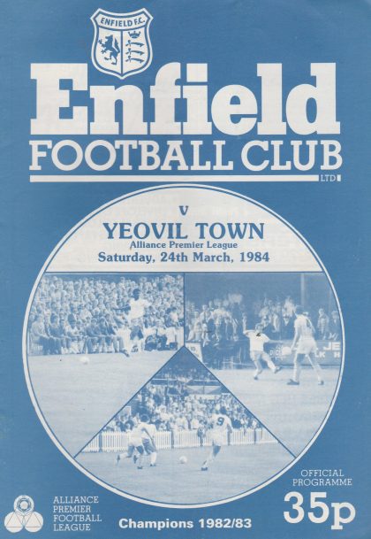 Enfield v Yeovil Town 24-Mar-1984