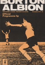 Burton Albion v Yeovil Town 25-Oct-1975