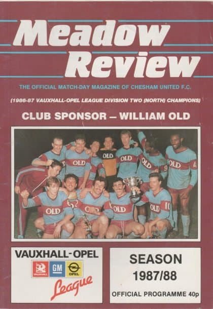 Chesham United v Yeovil Town 25-Nov-1987