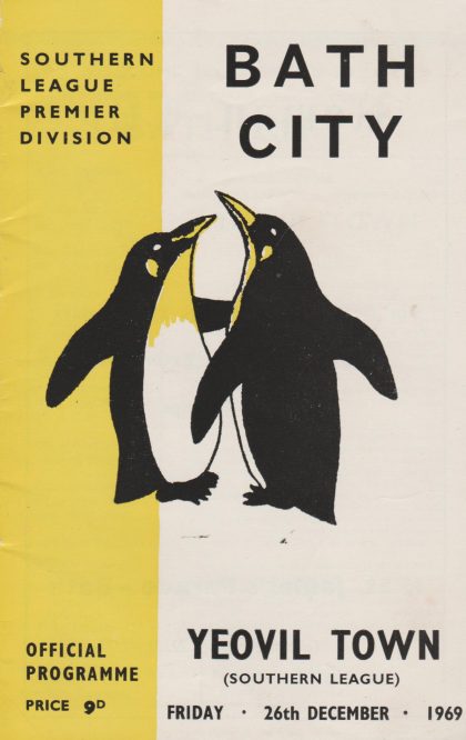 Bath City v Yeovil Town 26-Dec-1969
