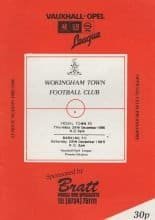 Wokingham Town v Barking 28-Dec-1985