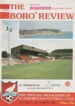 Scarborough v Yeovil Town 26-Mar-1983
