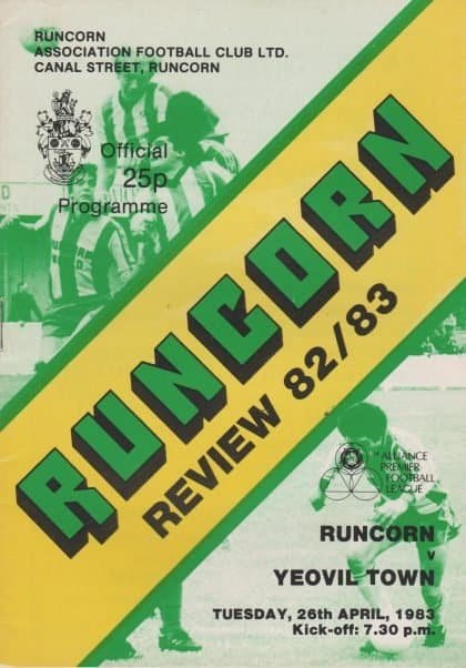 Runcorn v Yeovil Town 26-Apr-1983