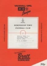 Wokingham Town v Yeovil Town 26-Apr-1986