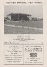 Dartford v Yeovil Town 26-Sep-1964