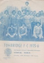 Tonbridge v Yeovil Town   27-Dec-1975