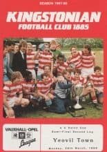Kingstonian v Yeovil Town 28-Mar-1988