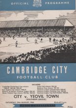 Cambridge City v Yeovil Town 29-Aug-1964
