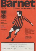 Barnet v Yeovil Town 02-Jan-1977