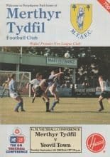 Merthyr Tydfil v Yeovil Town  04-Sep-1990