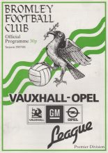 Bromley v Yeovil Town 05-Sep-1987