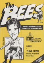 Barnet v Yeovil Town 07-Apr-1990