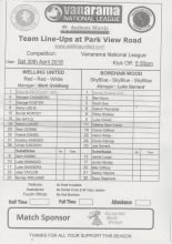 Welling United v Boreham Wood  30-Apr-2016