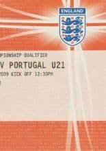 England u21 v Portugal u21 14-Nov-2009