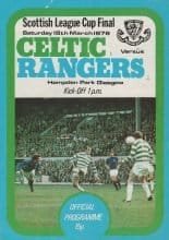 Glasgow Celtic v Glasgow Rangers 18-Mar-1978