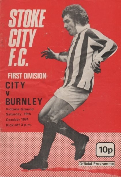 Stoke City v Burnley 19-Oct-1974