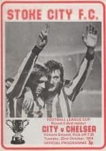 Stoke City v Chelsea 22-Oct-1974