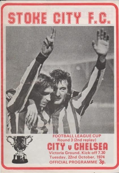 Stoke City v Chelsea 22-Oct-1974