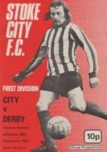 Stoke City v Derby County 28-Sep-1974