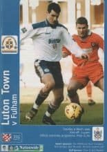 Luton Town v Fulham 09-Mar-1999