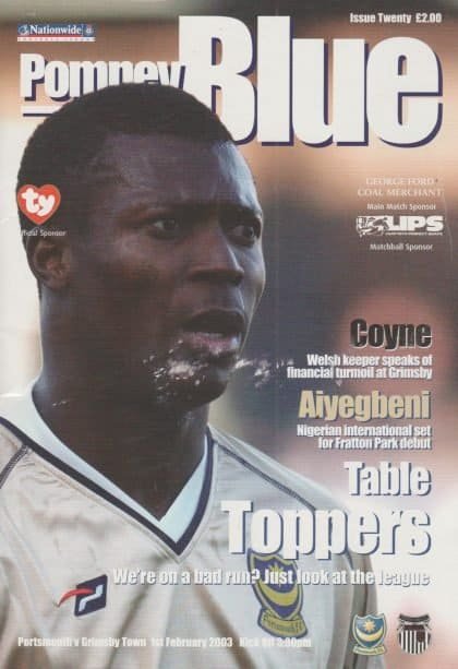 Portsmouth v Grimsby Town 01-Feb-2003
