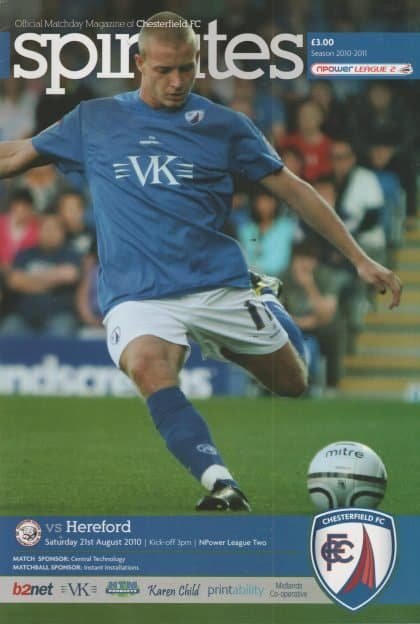 Chesterfield v Hereford United 21-Aug-2010